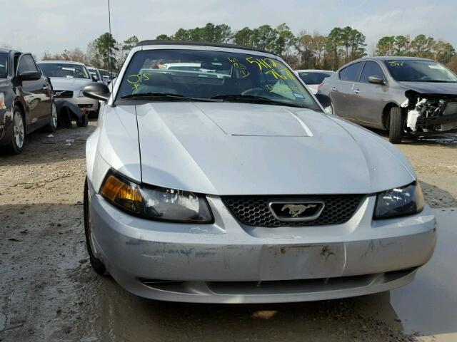 1FAFP444X3F421984 - 2003 FORD MUSTANG SILVER photo 9