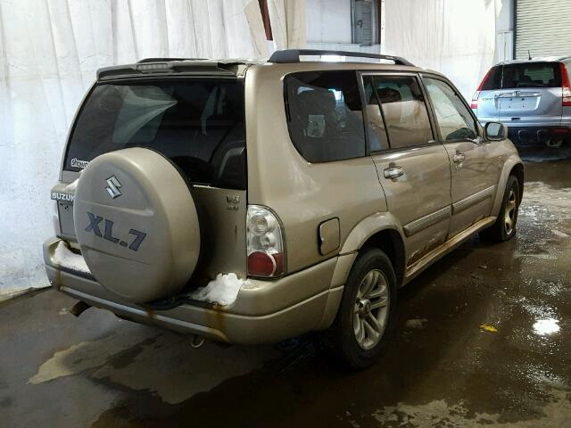 JS3TX92VX54100517 - 2005 SUZUKI XL7 EX BEIGE photo 4