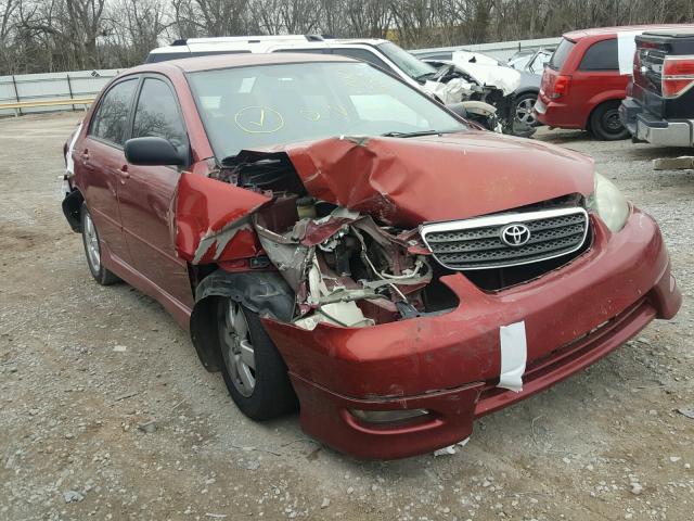 1NXBR32E86Z720507 - 2006 TOYOTA COROLLA CE RED photo 1