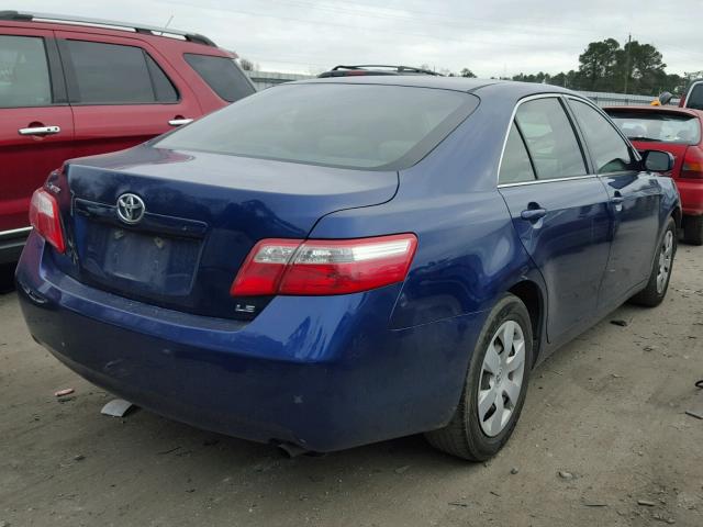 4T1BE46K59U402592 - 2009 TOYOTA CAMRY BASE BLUE photo 4