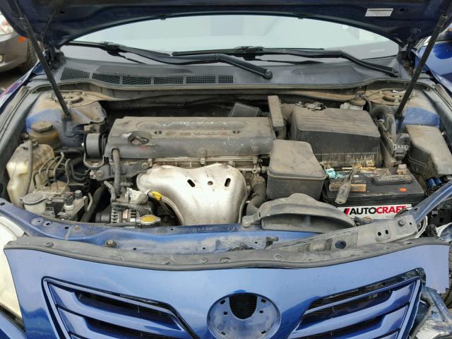 4T1BE46K59U402592 - 2009 TOYOTA CAMRY BASE BLUE photo 7