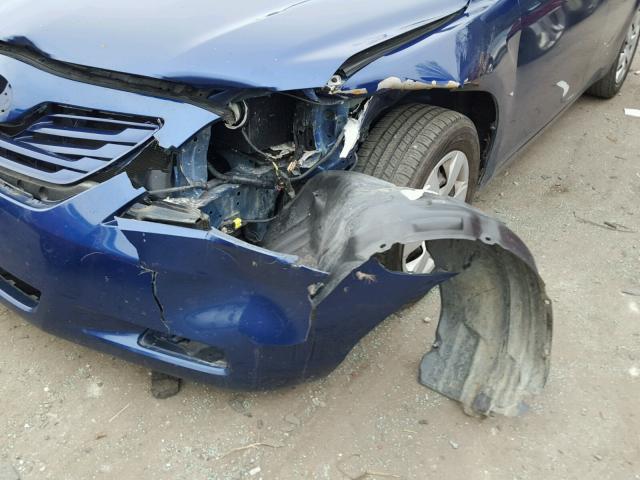 4T1BE46K59U402592 - 2009 TOYOTA CAMRY BASE BLUE photo 9