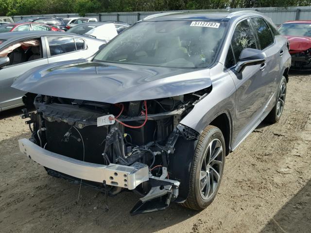 2T2ZZMCA2HC053403 - 2017 LEXUS RX 350 GRAY photo 2