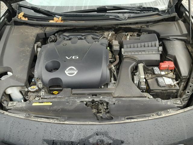 1N4AA5AP9BC804539 - 2011 NISSAN MAXIMA S BLACK photo 7