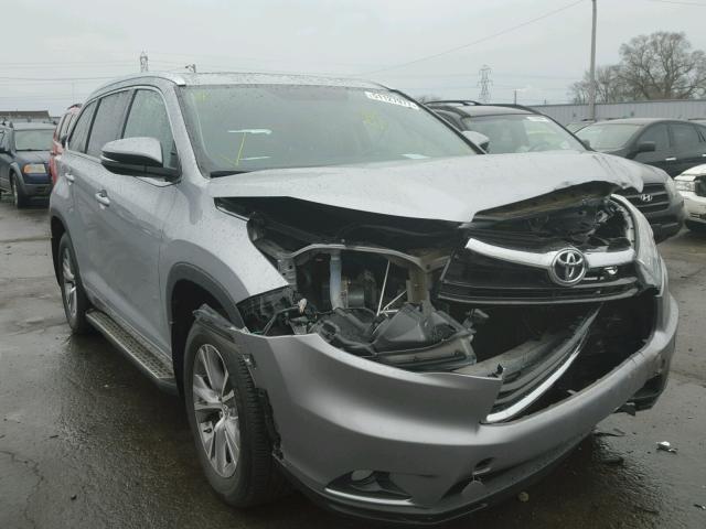 5TDJKRFH3FS111793 - 2015 TOYOTA HIGHLANDER GRAY photo 1