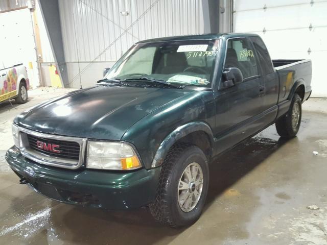 1GTDT19X138186216 - 2003 GMC SONOMA GREEN photo 2