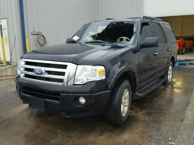 1FMJU1G59AEB50687 - 2010 FORD EXPEDITION BLACK photo 2