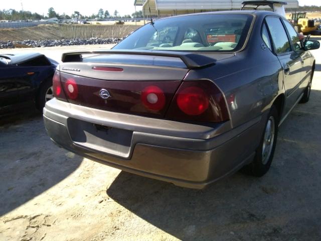 2G1WH55K629291163 - 2002 CHEVROLET IMPALA LS BROWN photo 4