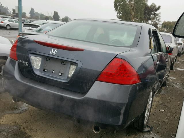 1HGCM66427A047647 - 2007 HONDA ACCORD SE GRAY photo 4