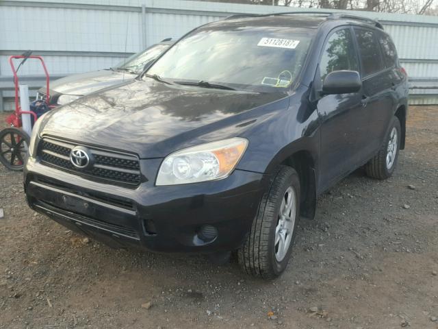 JTMBD33V276049407 - 2007 TOYOTA RAV4 BLACK photo 2