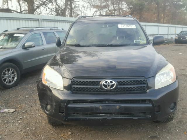 JTMBD33V276049407 - 2007 TOYOTA RAV4 BLACK photo 9