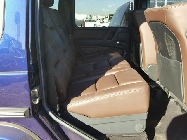 WDCYC3HF4FX232969 - 2015 MERCEDES-BENZ G 550 BLUE photo 6