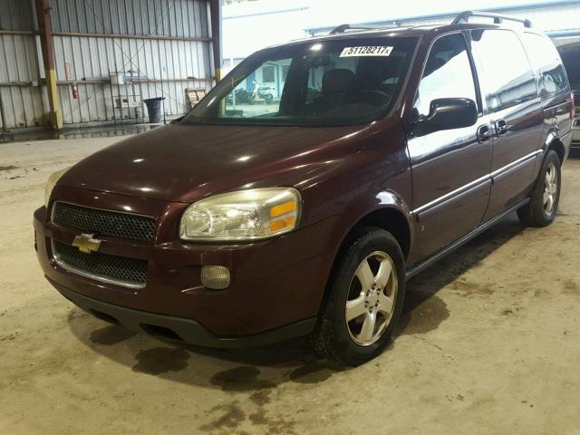 1GNDV33137D194784 - 2007 CHEVROLET UPLANDER L MAROON photo 2