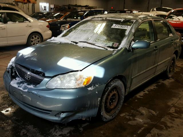 1NXBR30E06Z721072 - 2006 TOYOTA COROLLA CE GREEN photo 2