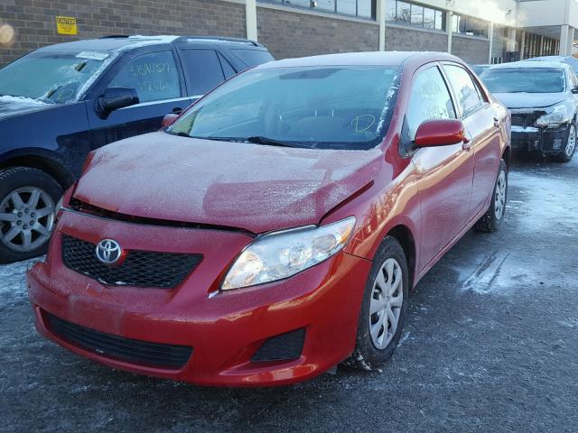 JTDBU4EE7A9111327 - 2010 TOYOTA COROLLA BA RED photo 2