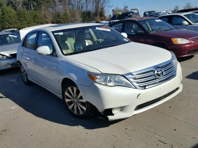 4T1BK3DB2BU413609 - 2011 TOYOTA AVALON BAS WHITE photo 1