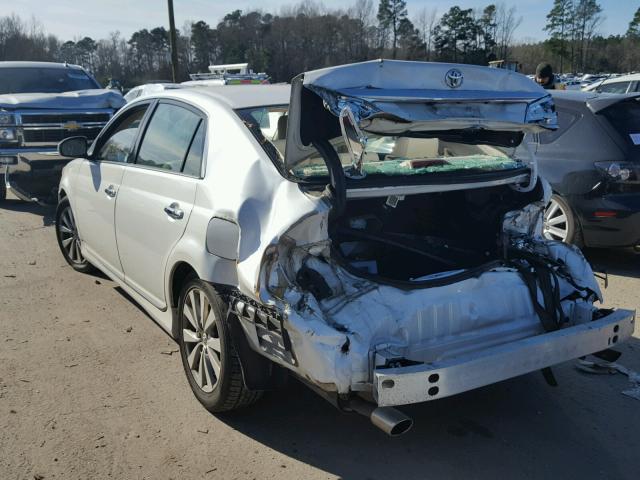4T1BK3DB2BU413609 - 2011 TOYOTA AVALON BAS WHITE photo 3