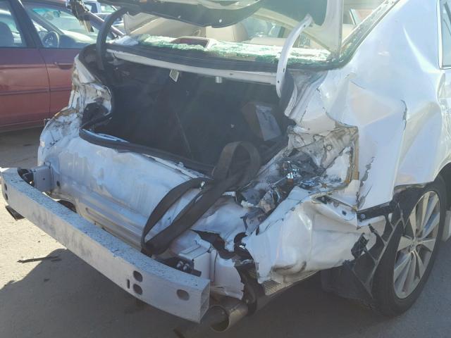 4T1BK3DB2BU413609 - 2011 TOYOTA AVALON BAS WHITE photo 9