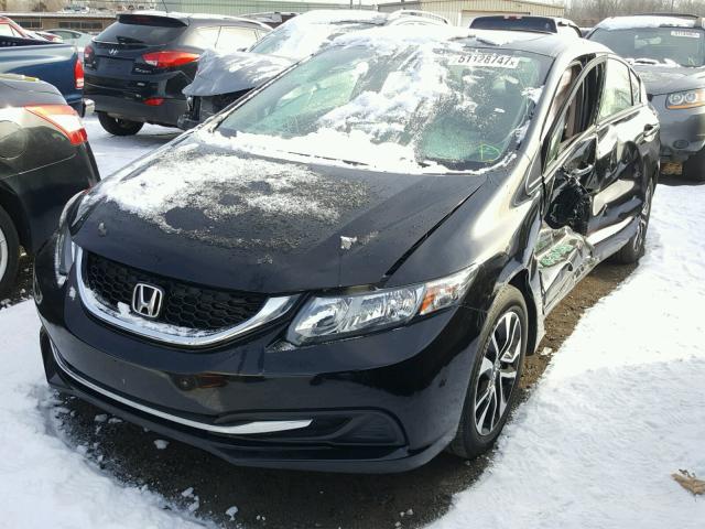 2HGFB2F80FH506107 - 2015 HONDA CIVIC EX BLACK photo 2