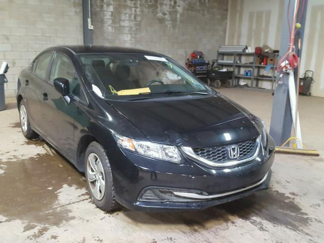 2HGFB2F5XEH531150 - 2014 HONDA CIVIC LX BLACK photo 1