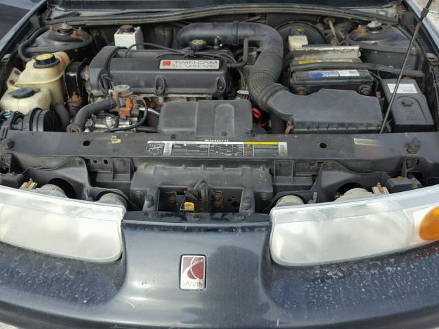 1G8ZK52711Z330665 - 2001 SATURN SL2 CHARCOAL photo 7