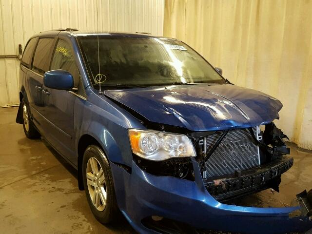 2D4RN5DG6BR711162 - 2011 DODGE GRAND CARA BLUE photo 1