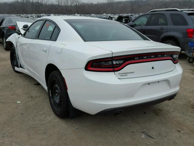 2C3CDXKT3GH324345 - 2016 DODGE CHARGER PO WHITE photo 3