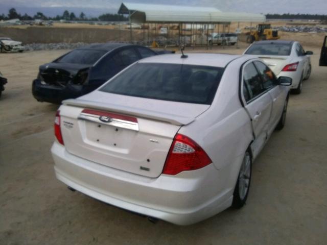 3FAHP0JG6AR329190 - 2010 FORD FUSION SEL WHITE photo 4