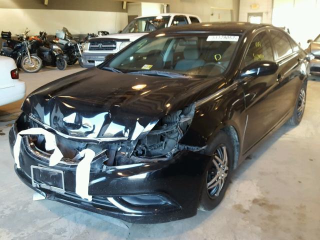 5NPEB4AC8BH009468 - 2011 HYUNDAI SONATA GLS BLACK photo 2