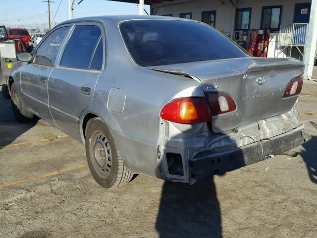 1NXBR12EXYZ372068 - 2000 TOYOTA COROLLA VE SILVER photo 3