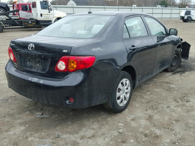 2T1BU40E29C032905 - 2009 TOYOTA COROLLA BA BLACK photo 4