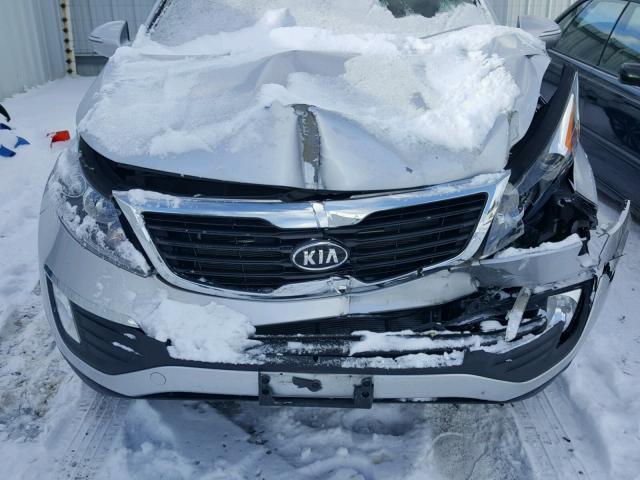 KNDPCCA25C7173824 - 2012 KIA SPORTAGE E SILVER photo 7