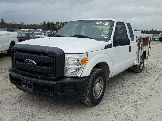 1FT7X2A68FED19358 - 2015 FORD F250 SUPER WHITE photo 2