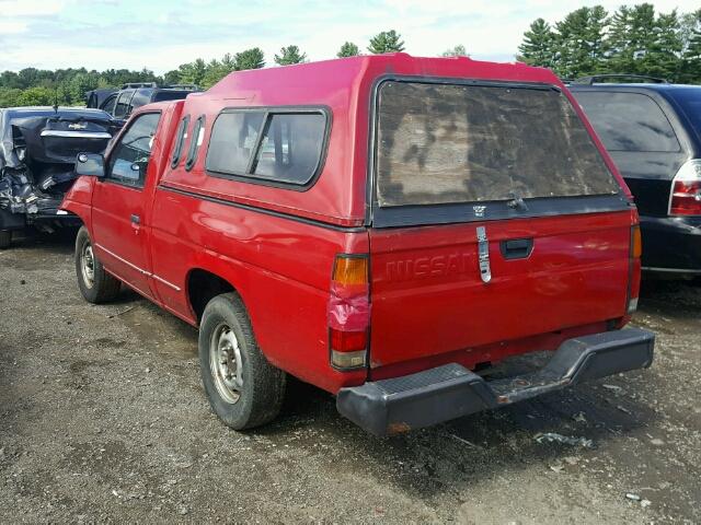 1N6ND11S6GC390107 - 1986 NISSAN D21 SHORT RED photo 3