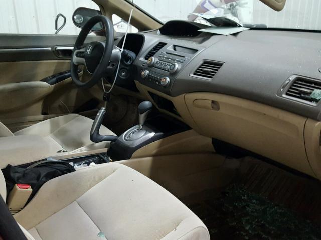 1HGFA16837L035698 - 2007 HONDA CIVIC EX მუქწითელი ფოტო 5