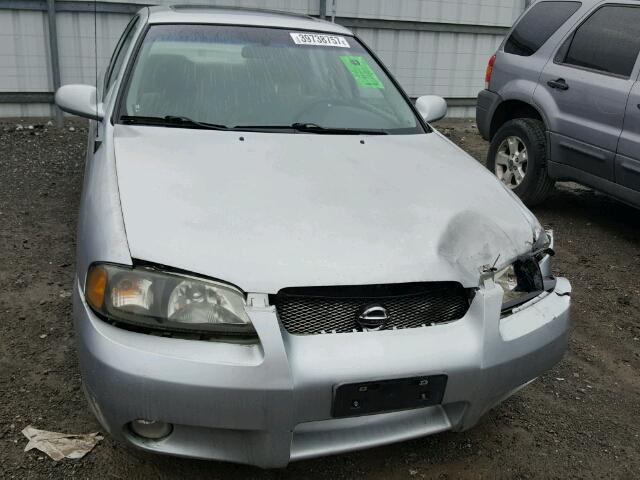 3N1AB51DX3L726004 - 2003 NISSAN SENTRA SE- SILVER photo 9