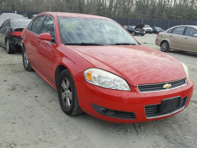 2G1WB5EK1A1242368 - 2010 CHEVROLET IMPALA LT RED photo 1