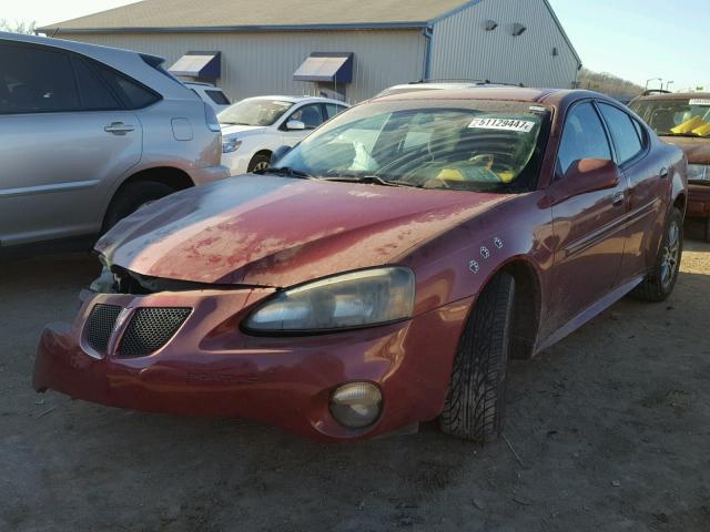 2G2WP522751330221 - 2005 PONTIAC GRAND PRIX BURGUNDY photo 2