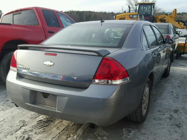 2G1WC58R479155760 - 2007 CHEVROLET IMPALA LT GRAY photo 4