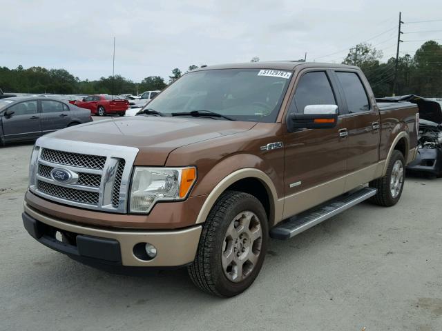 1FTFW1CT4BFB68938 - 2011 FORD F150 SUPER BROWN photo 2