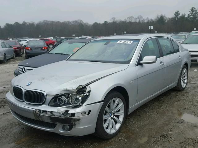 WBAHN83597DT71393 - 2007 BMW 750 SILVER photo 2