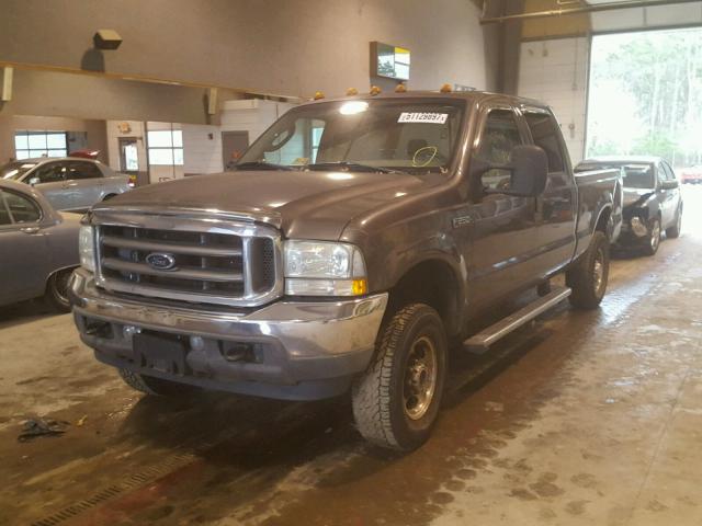 1FTNW21L14EA68860 - 2004 FORD F250 SUPER BROWN photo 2