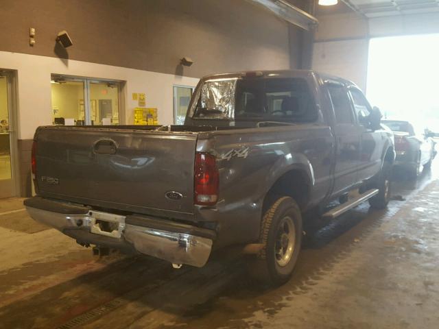 1FTNW21L14EA68860 - 2004 FORD F250 SUPER BROWN photo 4