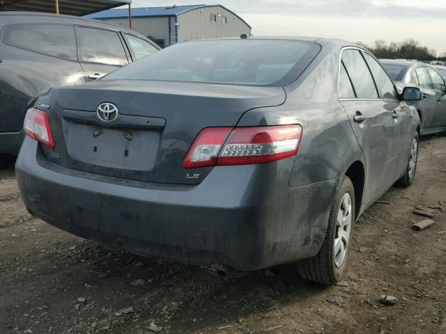 4T1BF3EK1BU223271 - 2011 TOYOTA CAMRY BASE BLUE photo 4