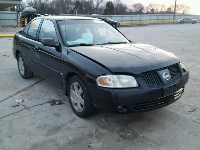 3N1CB51D06L596537 - 2006 NISSAN SENTRA 1.8 BLACK photo 1