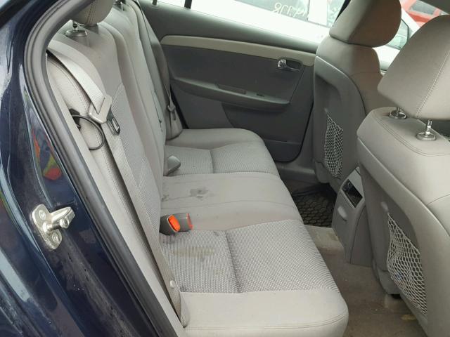 1G1ZC5E16BF334670 - 2011 CHEVROLET MALIBU 1LT BLUE photo 6