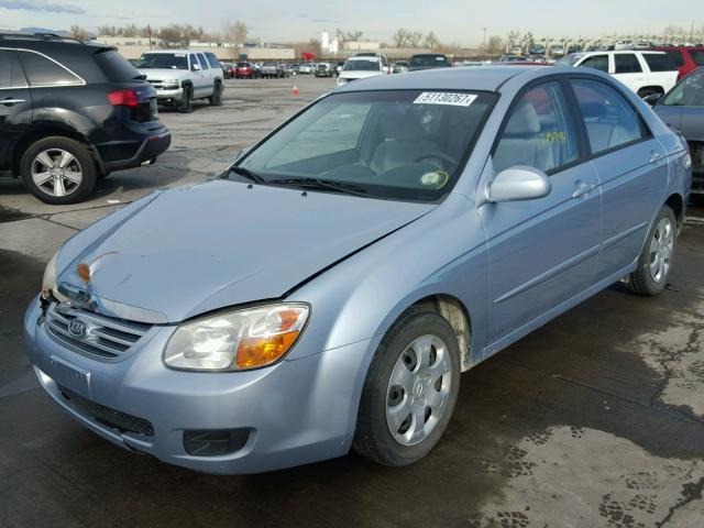 KNAFE121575449949 - 2007 KIA SPECTRA EX BLUE photo 2