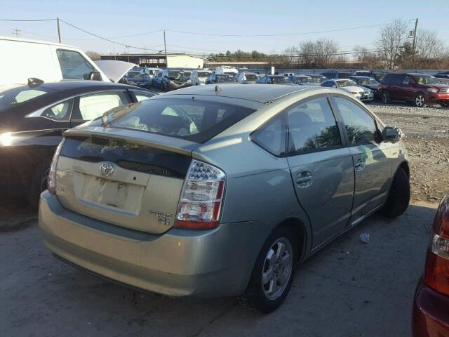 JTDKB20U067519504 - 2006 TOYOTA PRIUS GREEN photo 4