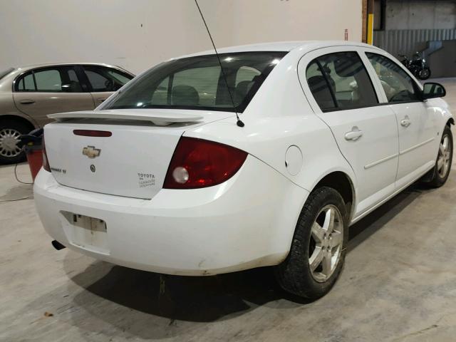 1G1AL55F567759080 - 2006 CHEVROLET COBALT LT WHITE photo 4