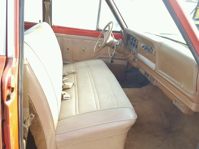 J9A15NN113791 - 1979 JEEP WAGONEER ORANGE photo 5